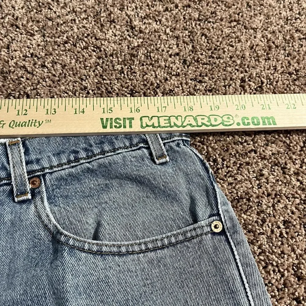 Vintage Levis 505 Jeans Mens 38x30 Light Wash Denim Regular Fit Straight Leg 90s